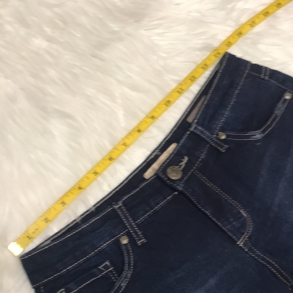 Vintage America Boho Jean Shorts Size 2/26 - Picture 4 of 12
